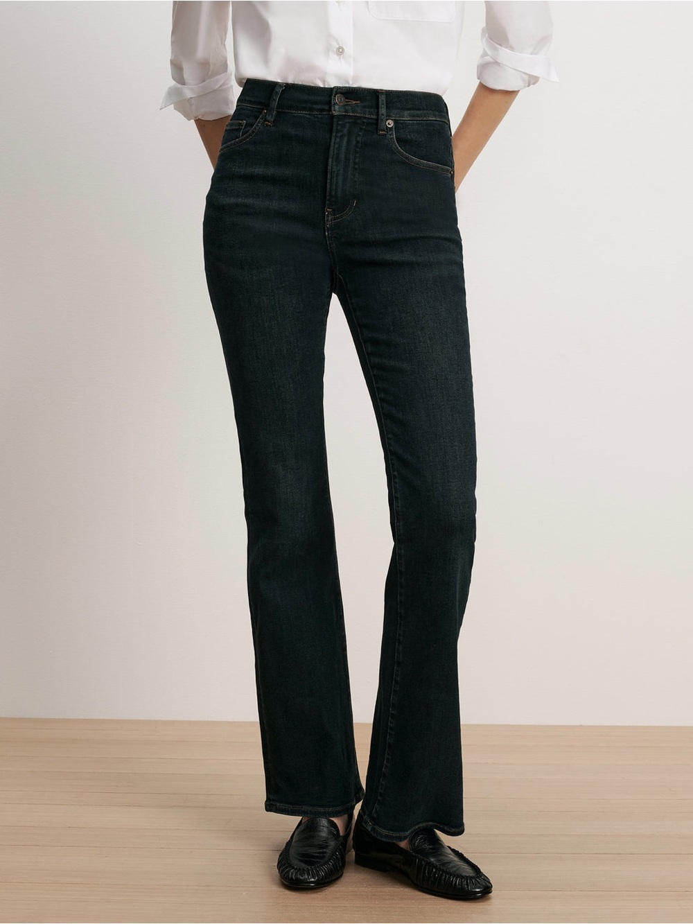 Veronica Beard Mid Rise Bootcut Jeans - Picture 5 of 5